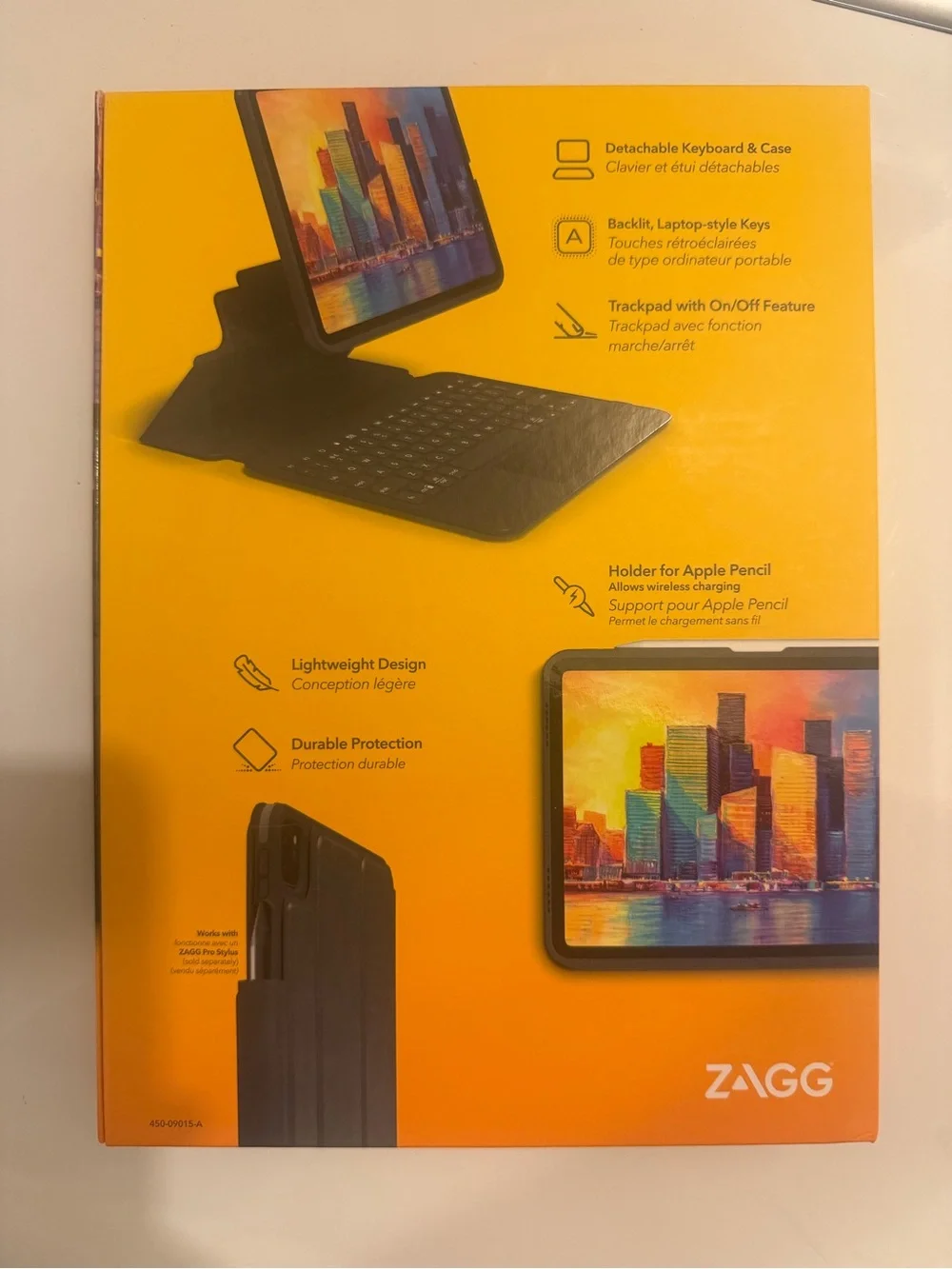 ZAGG Pro Keys Wireless Keyboard Case for Apple iPad Air 10.9